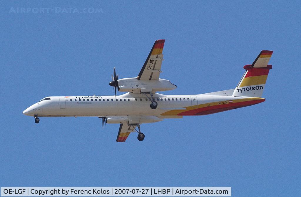 OE-LGF, 2002 De Havilland Canada DHC-8-402Q Dash 8 C/N 4068, Ferihegy