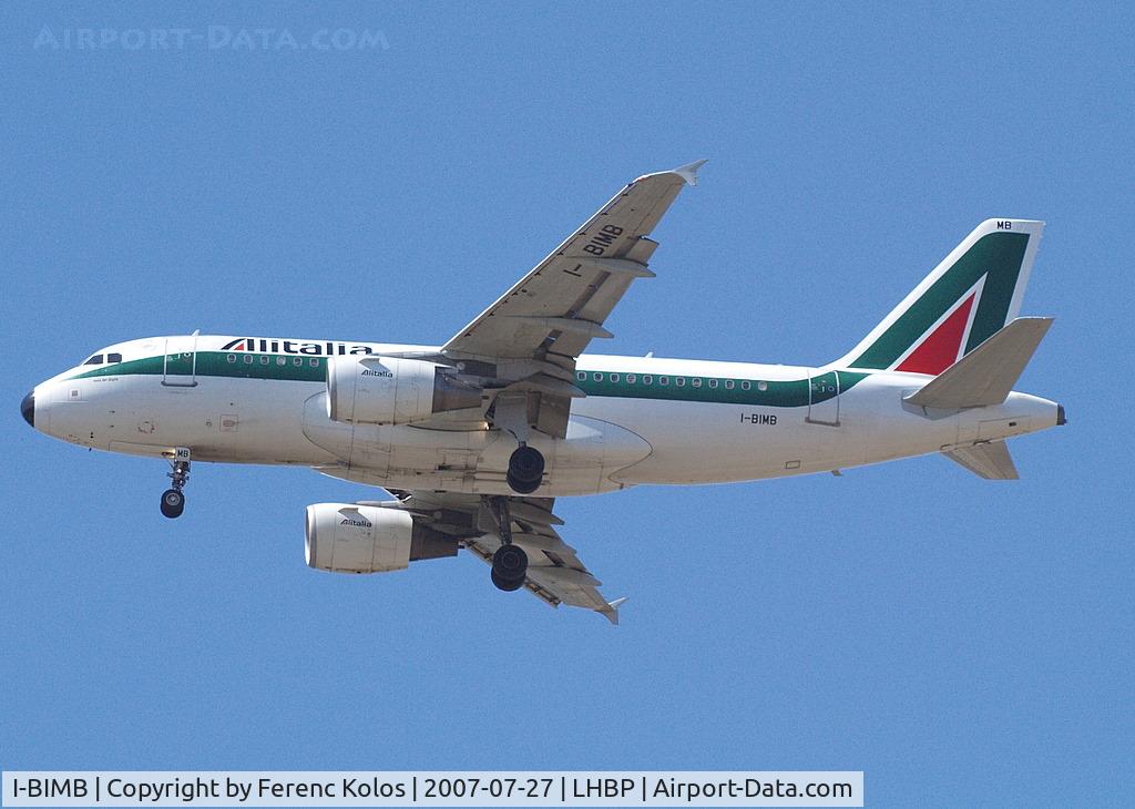 I-BIMB, 2003 Airbus A319-112 C/N 2033, Ferihegy