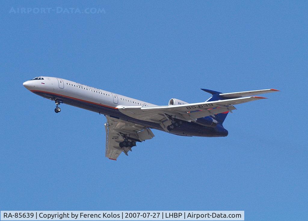 RA-85639, 1988 Tupolev Tu-154M C/N 88A771, Ferihegy