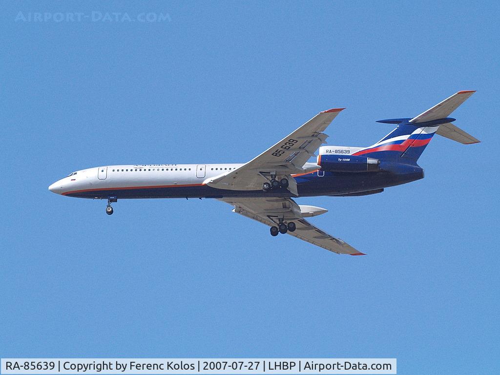 RA-85639, 1988 Tupolev Tu-154M C/N 88A771, Ferihegy