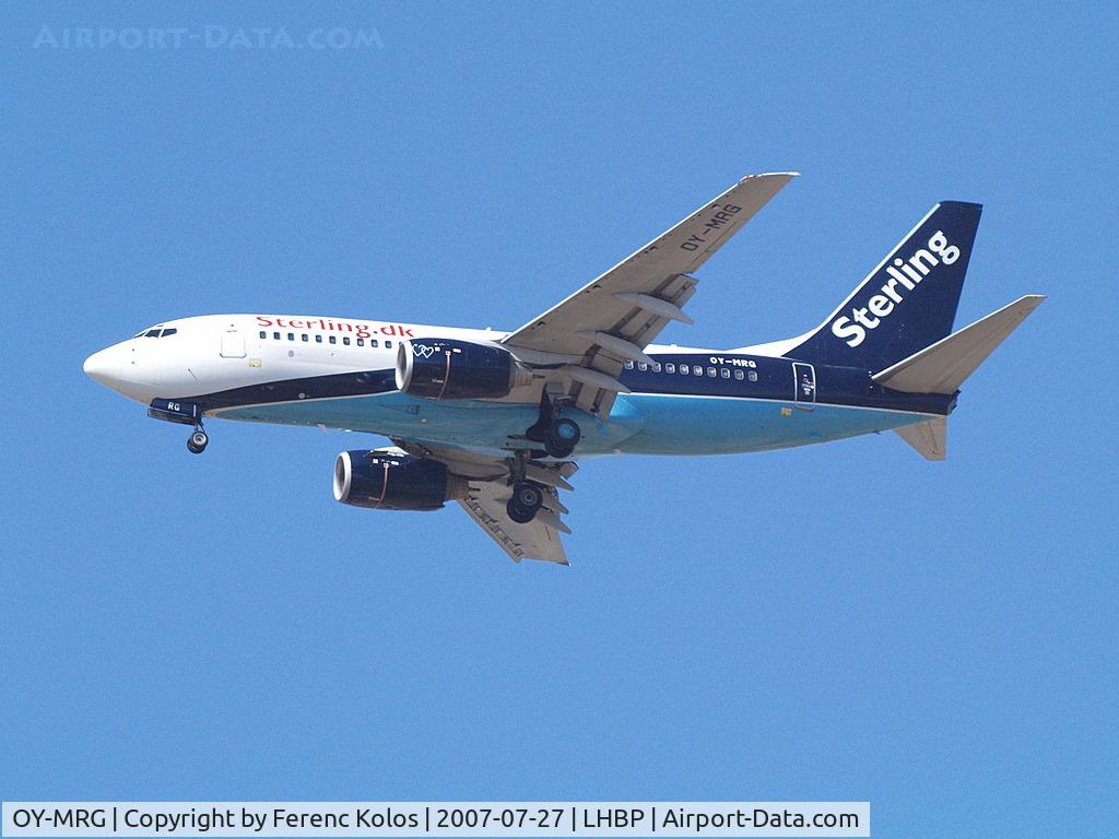 OY-MRG, 1999 Boeing 737-7L9 C/N 28010, Ferihegy