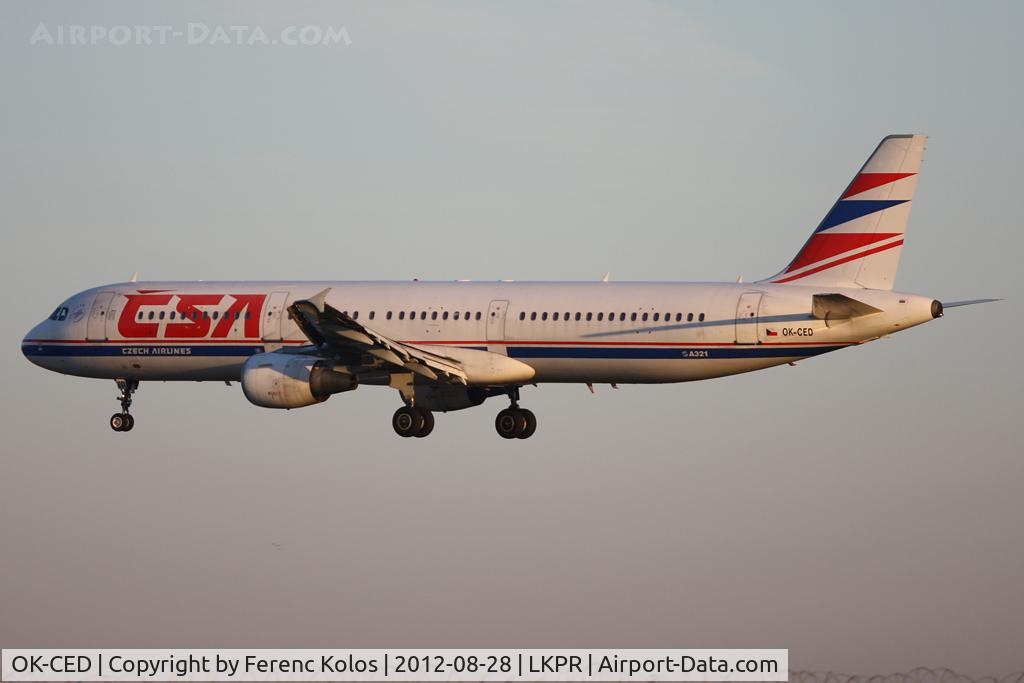 OK-CED, 1997 Airbus A321-211 C/N 684, Praha