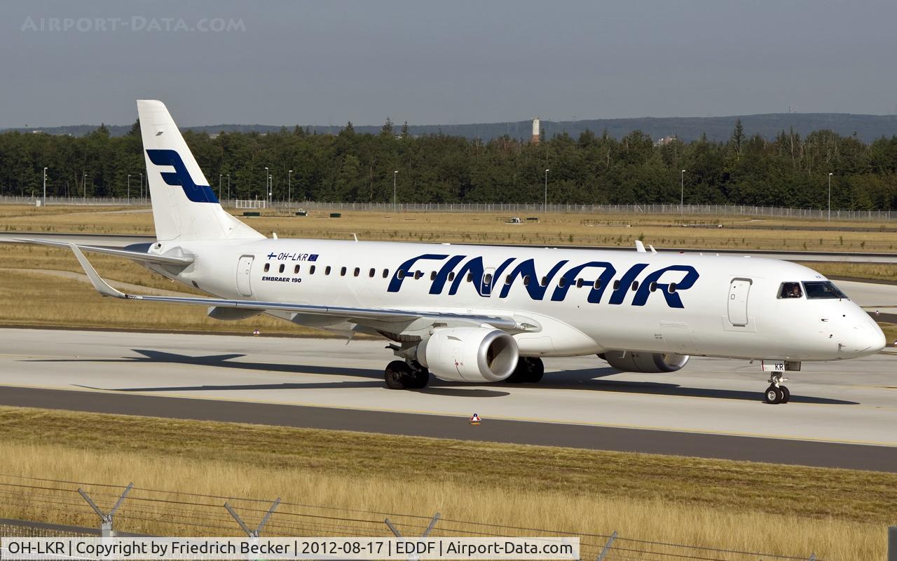 OH-LKR, 2011 Embraer 190LR (ERJ-190-100LR) C/N 19000436, taxying to the gate