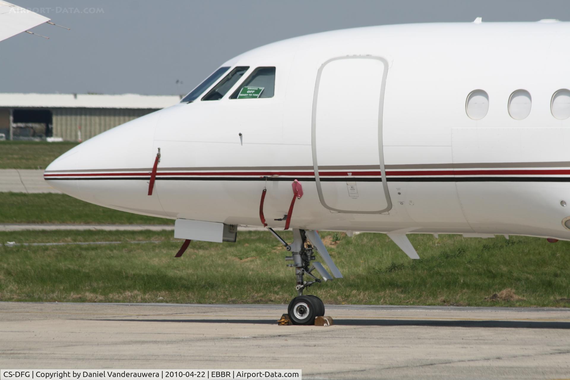 CS-DFG, 2004 Dassault Falcon 2000EX C/N 44, Parked on G.A. apron