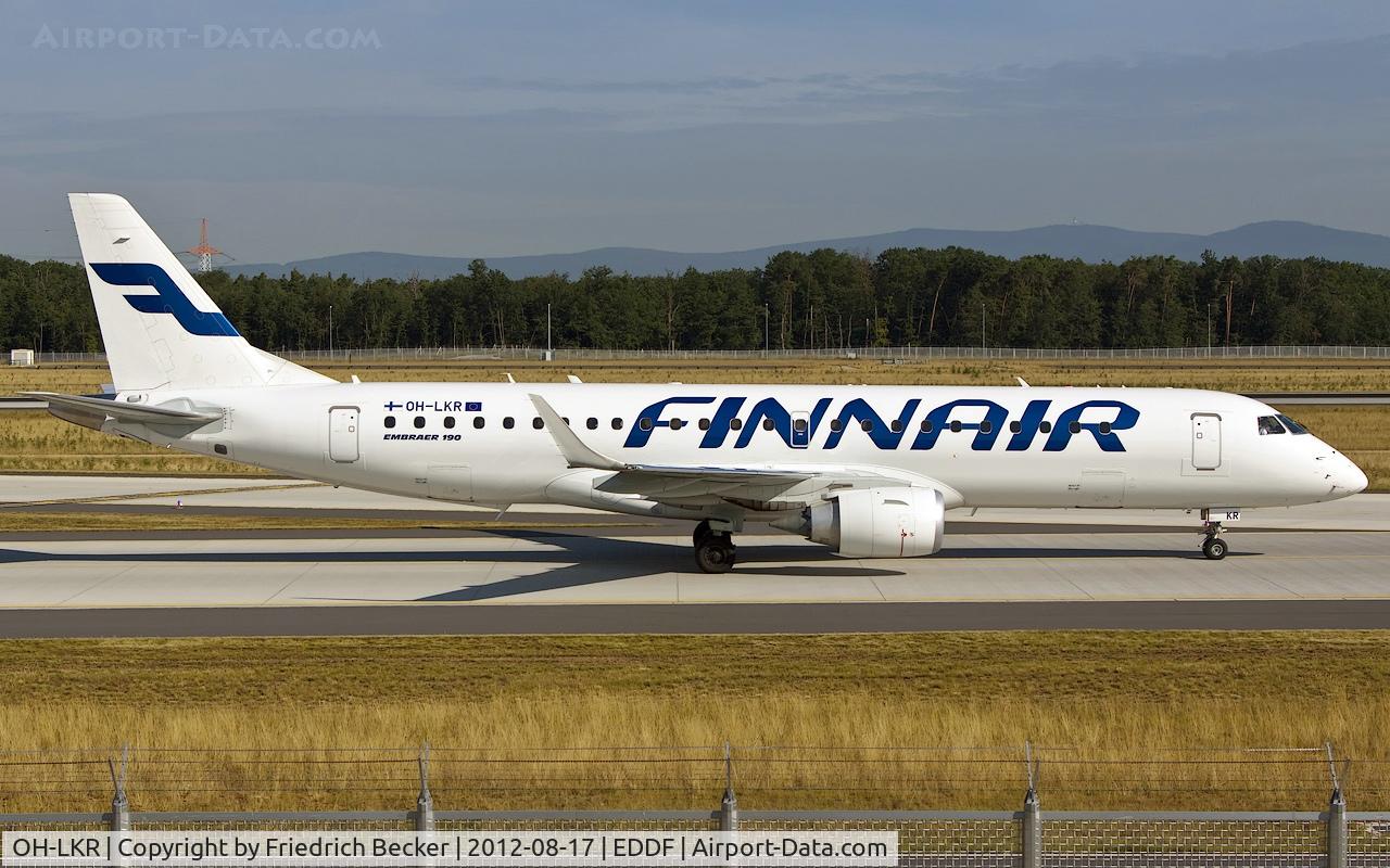 OH-LKR, 2011 Embraer 190LR (ERJ-190-100LR) C/N 19000436, taxying to the gate