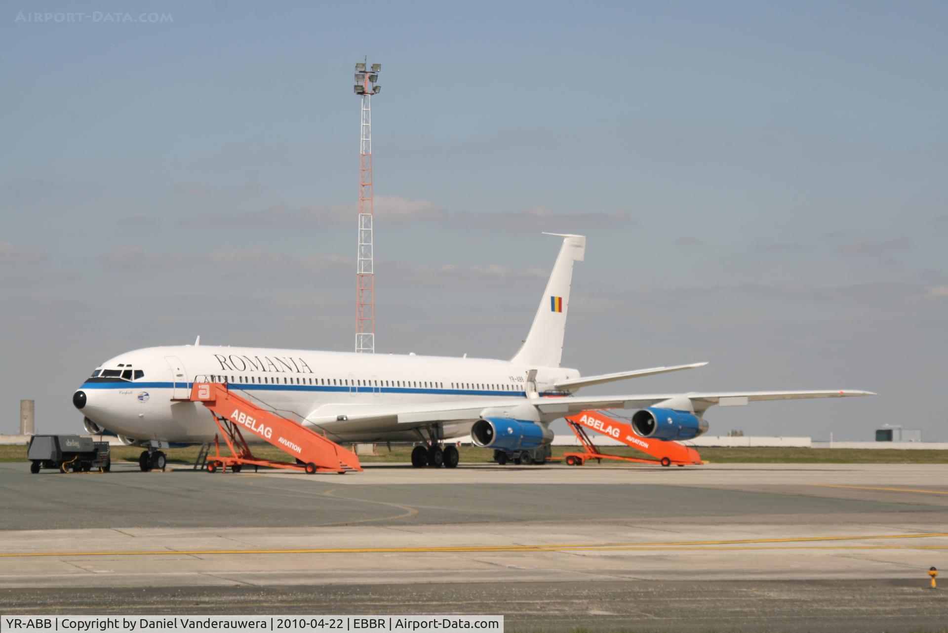 YR-ABB, 1974 Boeing 707-3K1C C/N 20804, Parked on G.A. apron