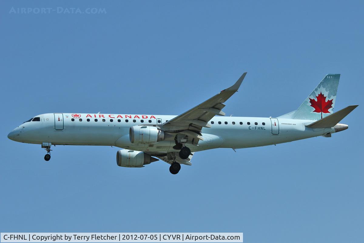 C-FHNL, 2007 Embraer 190AR (ERJ-190-100IGW) C/N 19000070, 2007 Embraer ERJ 190-100 IGW, c/n: 19000070