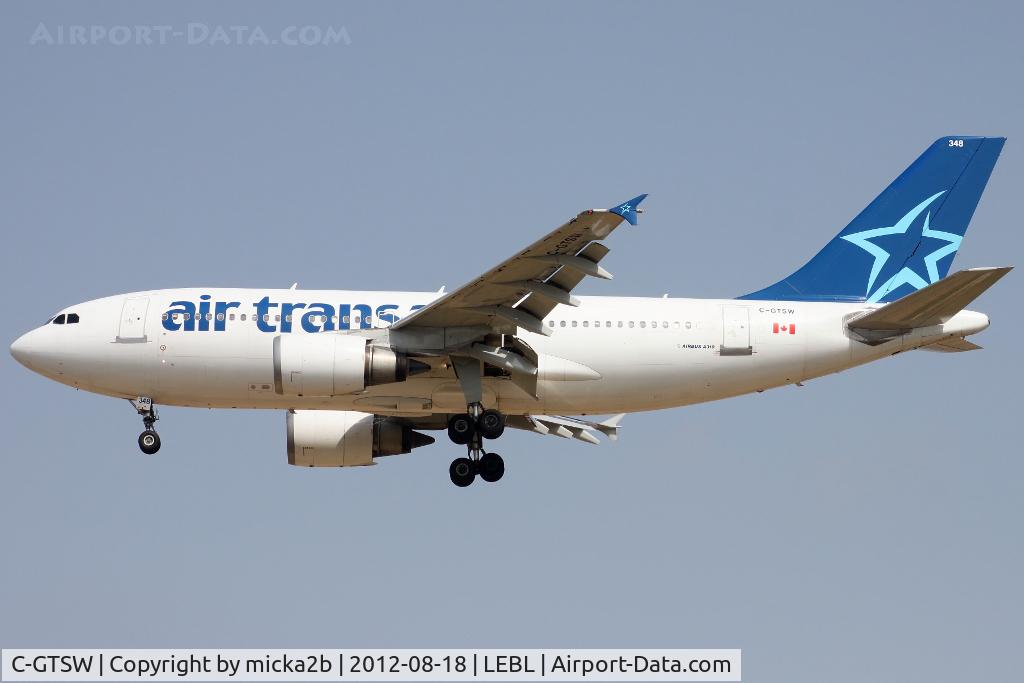 C-GTSW, 1988 Airbus A310-304 C/N 483, Landing