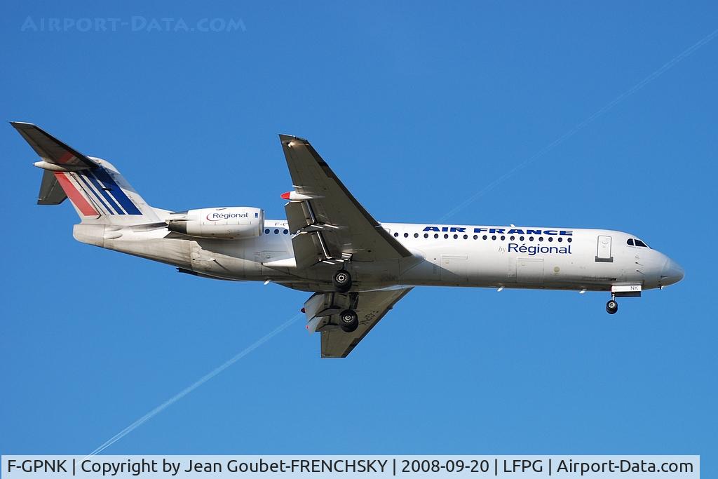 F-GPNK, 1990 Fokker 100 (F-28-0100) C/N 11324, RAE [YS] Regional CAE now HB-JVH OAW [2L] Helvetic Airways