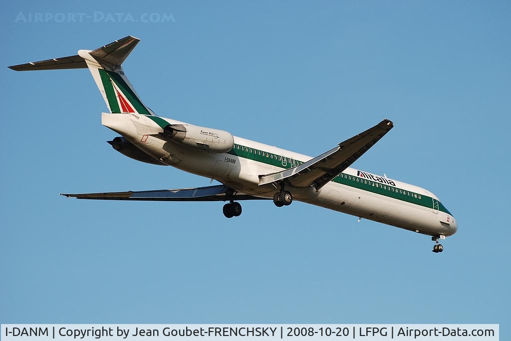 I-DANM, 1992 McDonnell Douglas MD-82 (DC-9-82) C/N 53179, Alitalia named 'Vicenza', stored 2009-01