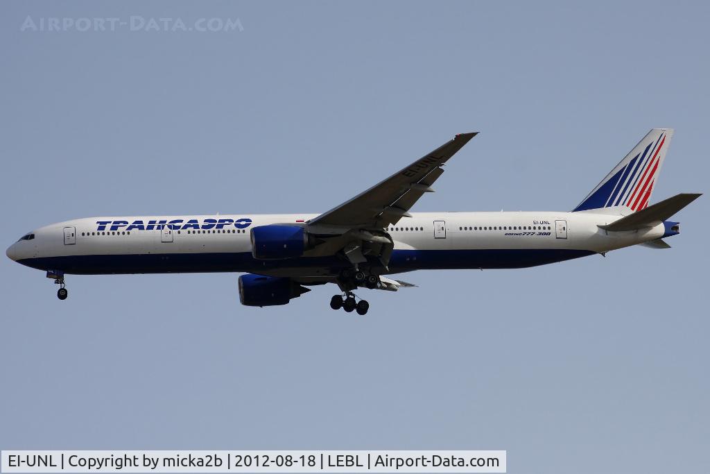 EI-UNL, 1998 Boeing 777-312 C/N 28515, Landing