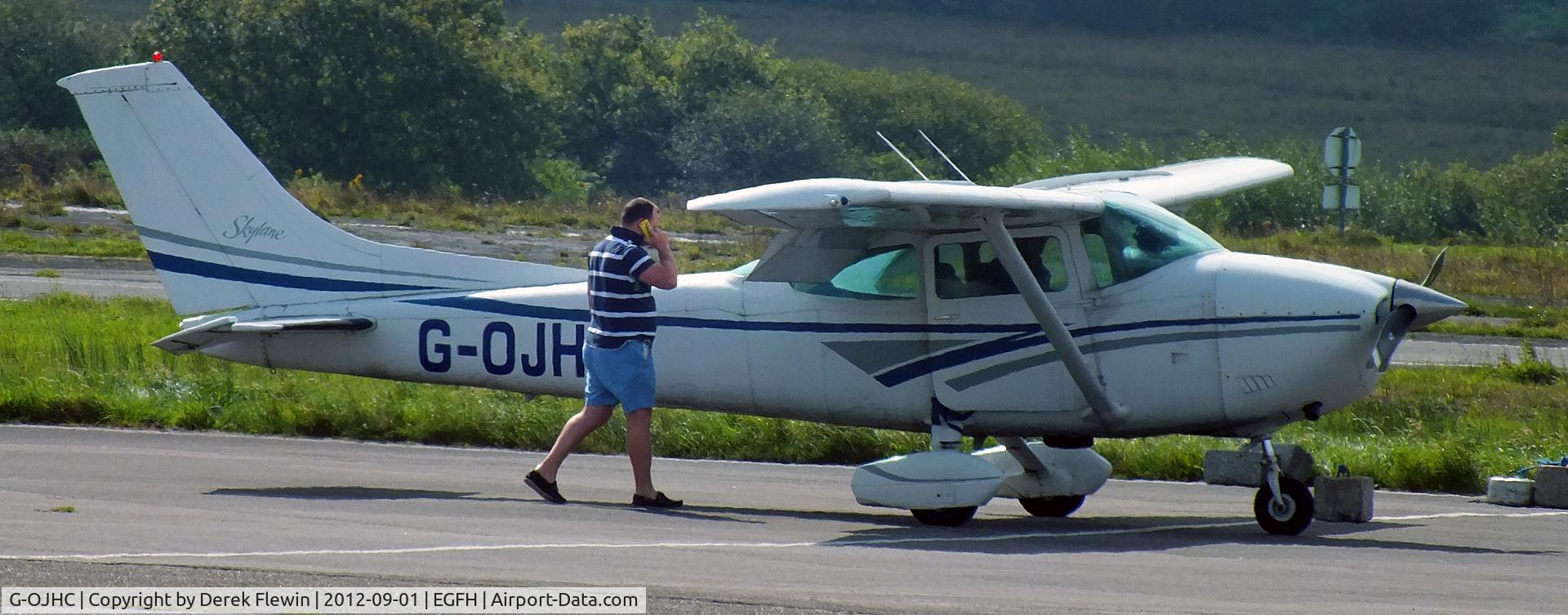 G-OJHC, 1976 Cessna 182P Skylane C/N 182-64535, Visiting aircraft from EGSC.