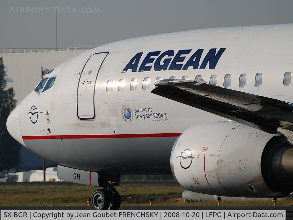SX-BGR, 1991 Boeing 737-408 C/N 25063, ex AEE [A3] Aegean Airlines, now PR-LGR Varig Log