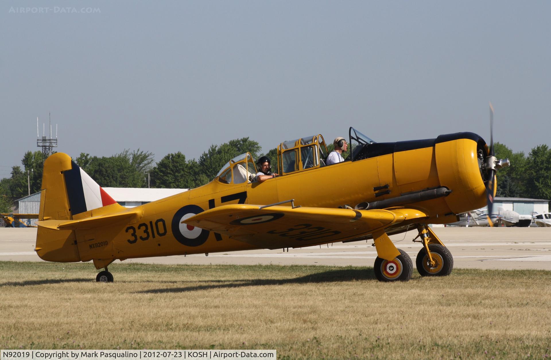 N92019, 1941 Canadian Car & Foundry T-6 Harvard Mk.II C/N 07-184, Harvard MK II