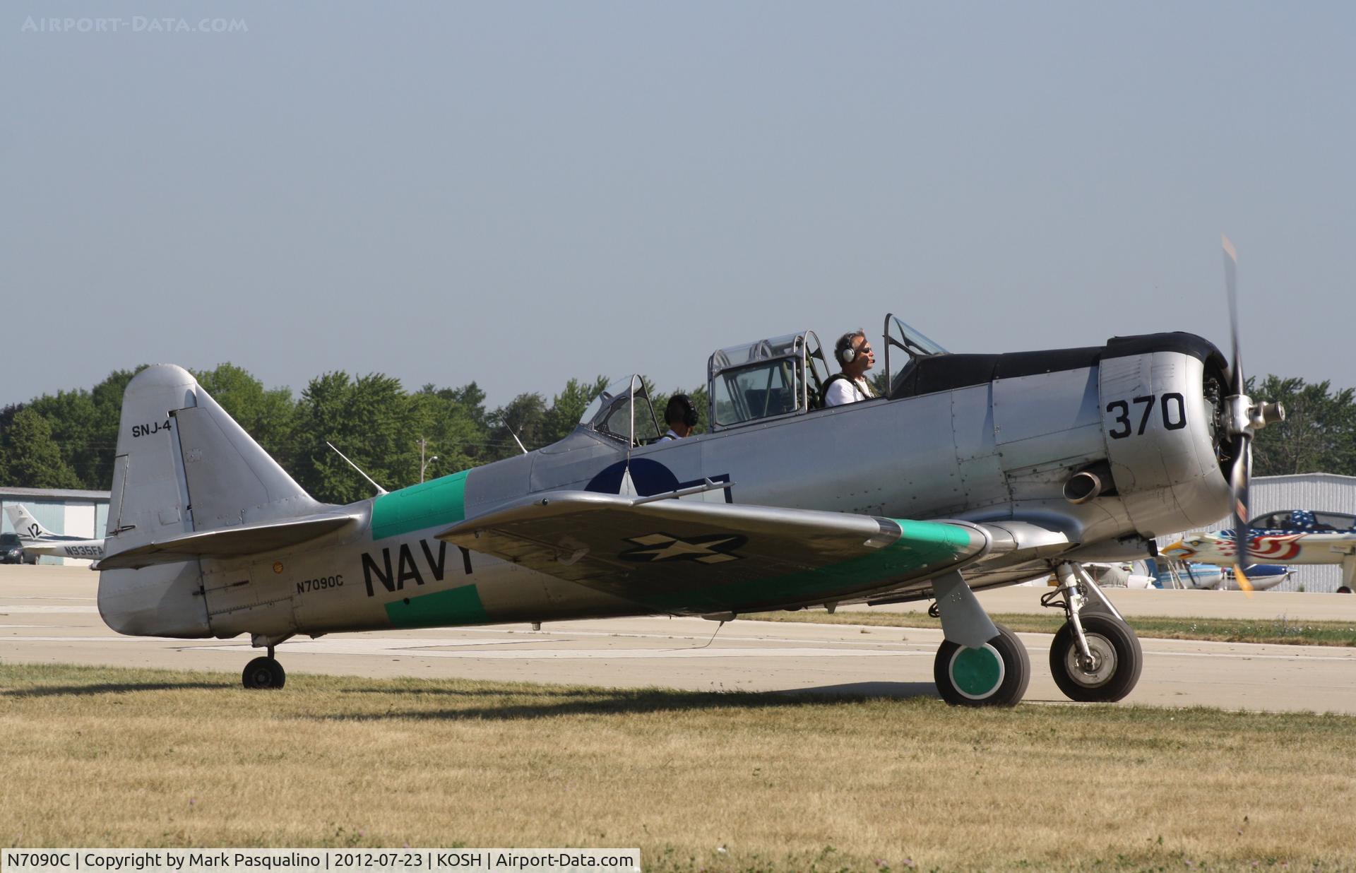 N7090C, North American SNJ-4 Texan C/N 88-13370, North American SNJ-4