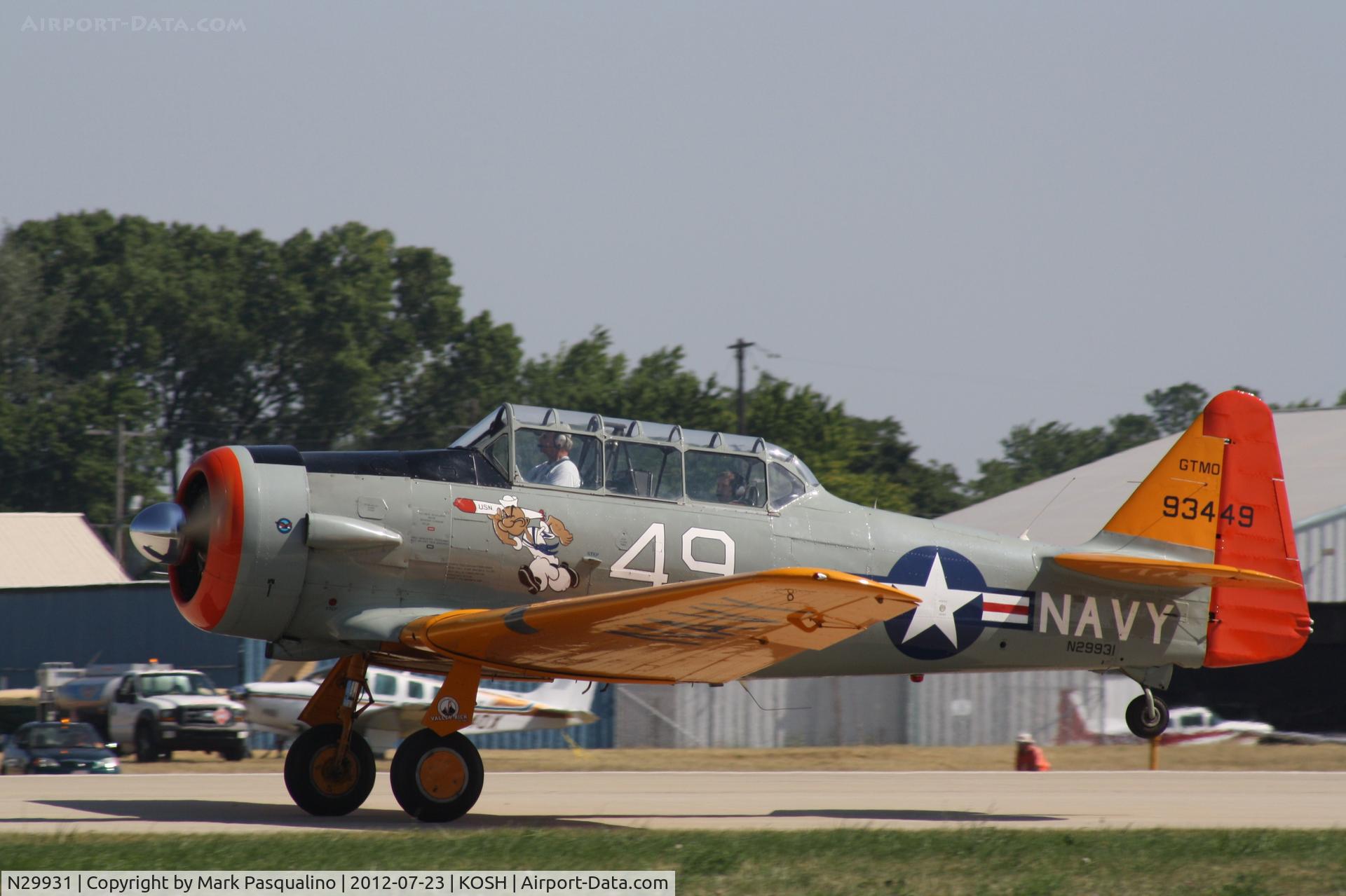 N29931, 1943 North American AT-6G Texan C/N 168-583 (49-3449), North American AT-6G