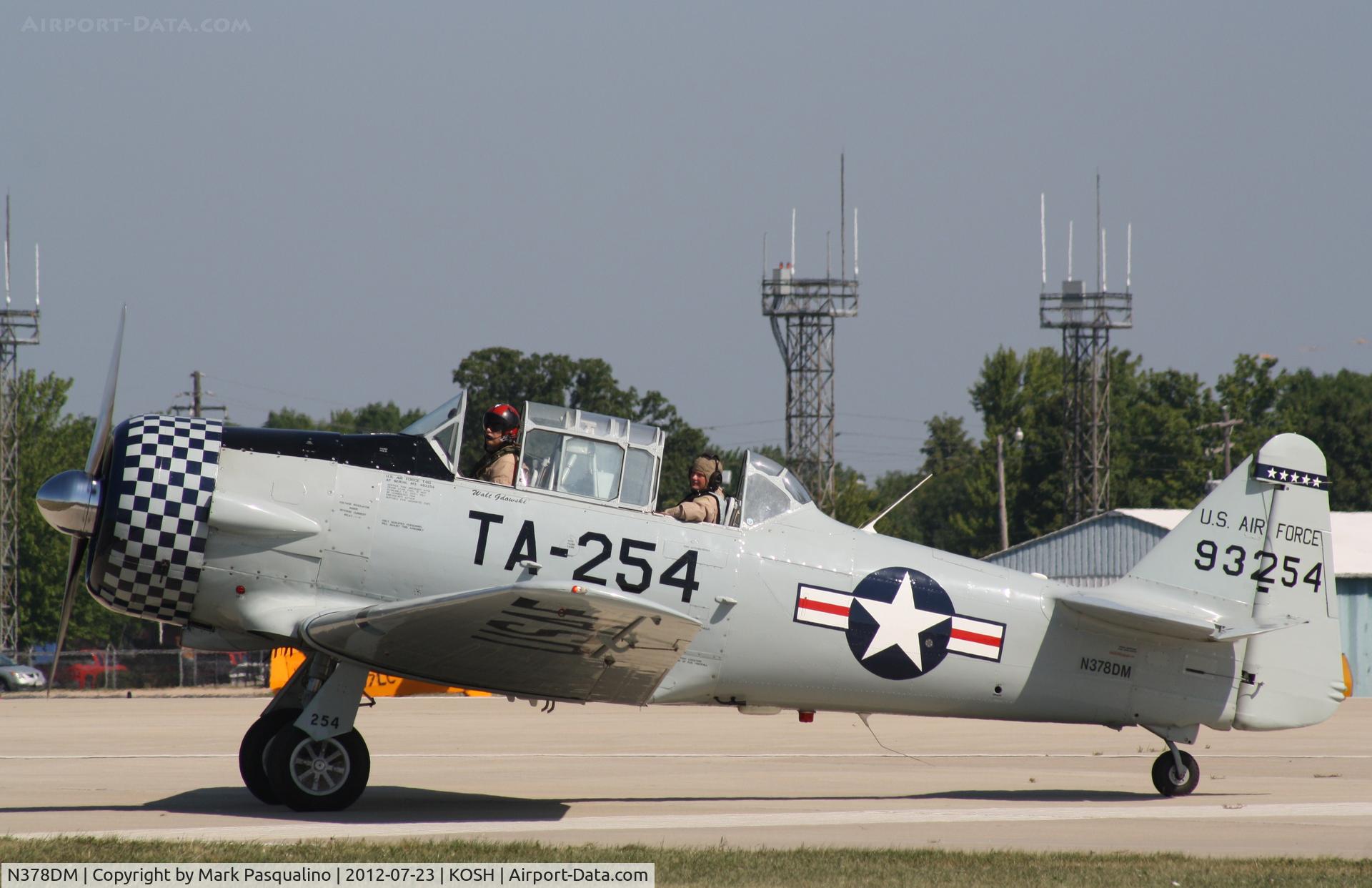 N378DM, 1949 North American T-6G Texan C/N 168-358, North American T-6G