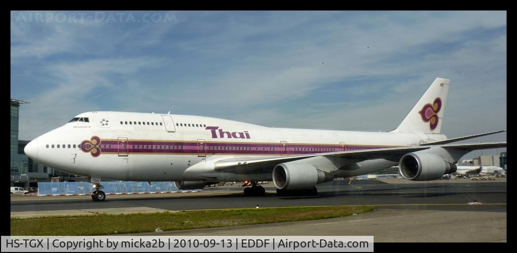 HS-TGX, 1997 Boeing 747-4D7 C/N 27725, Taxiing
