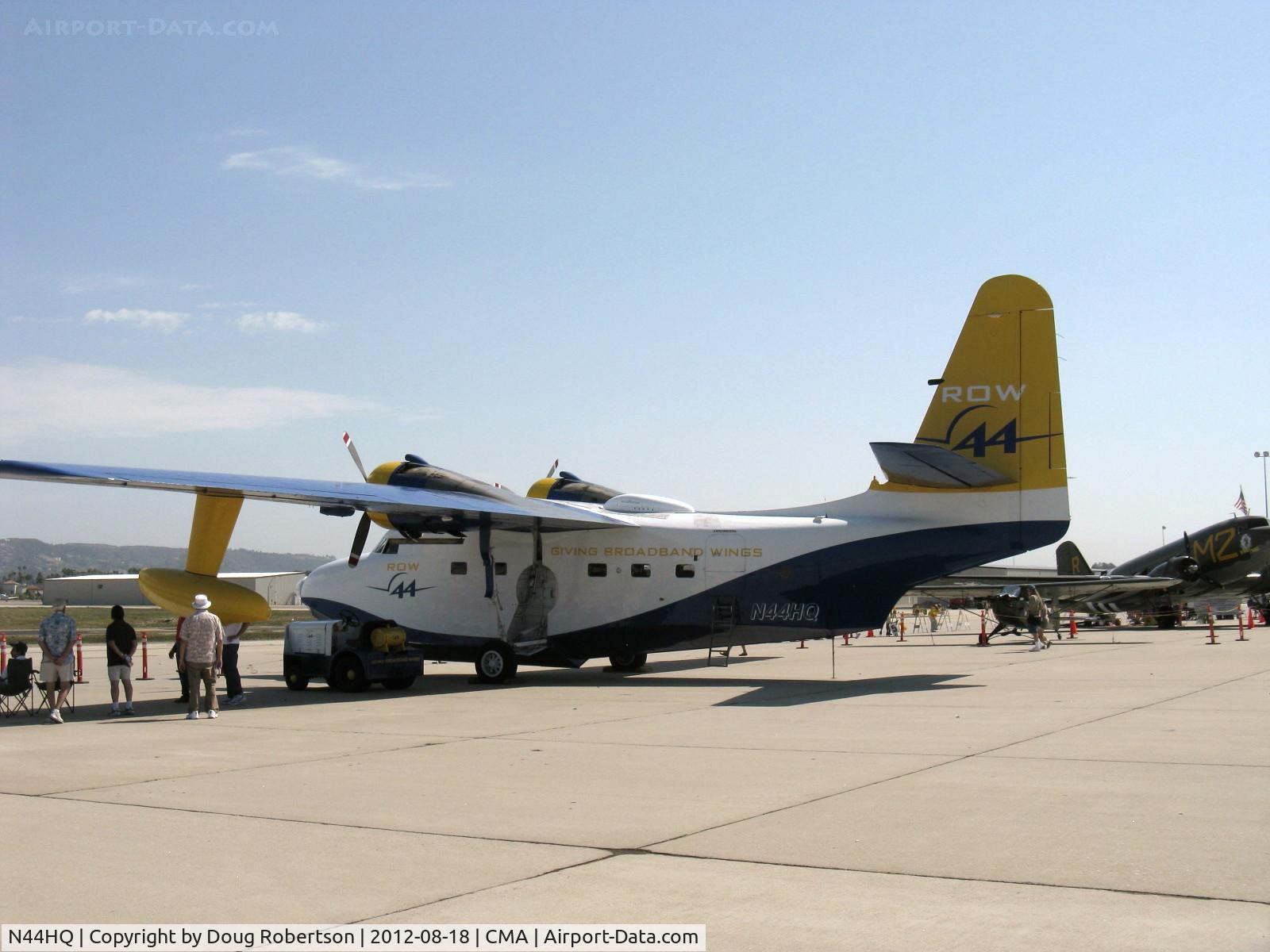 N44HQ, 1950 Grumman HU-16B Albatross C/N G-99, 1950 Grumman HU-16B ALBATROSS 'Row 44', two Wright R-1820-76A 1,425 Hp each, Experimental class
