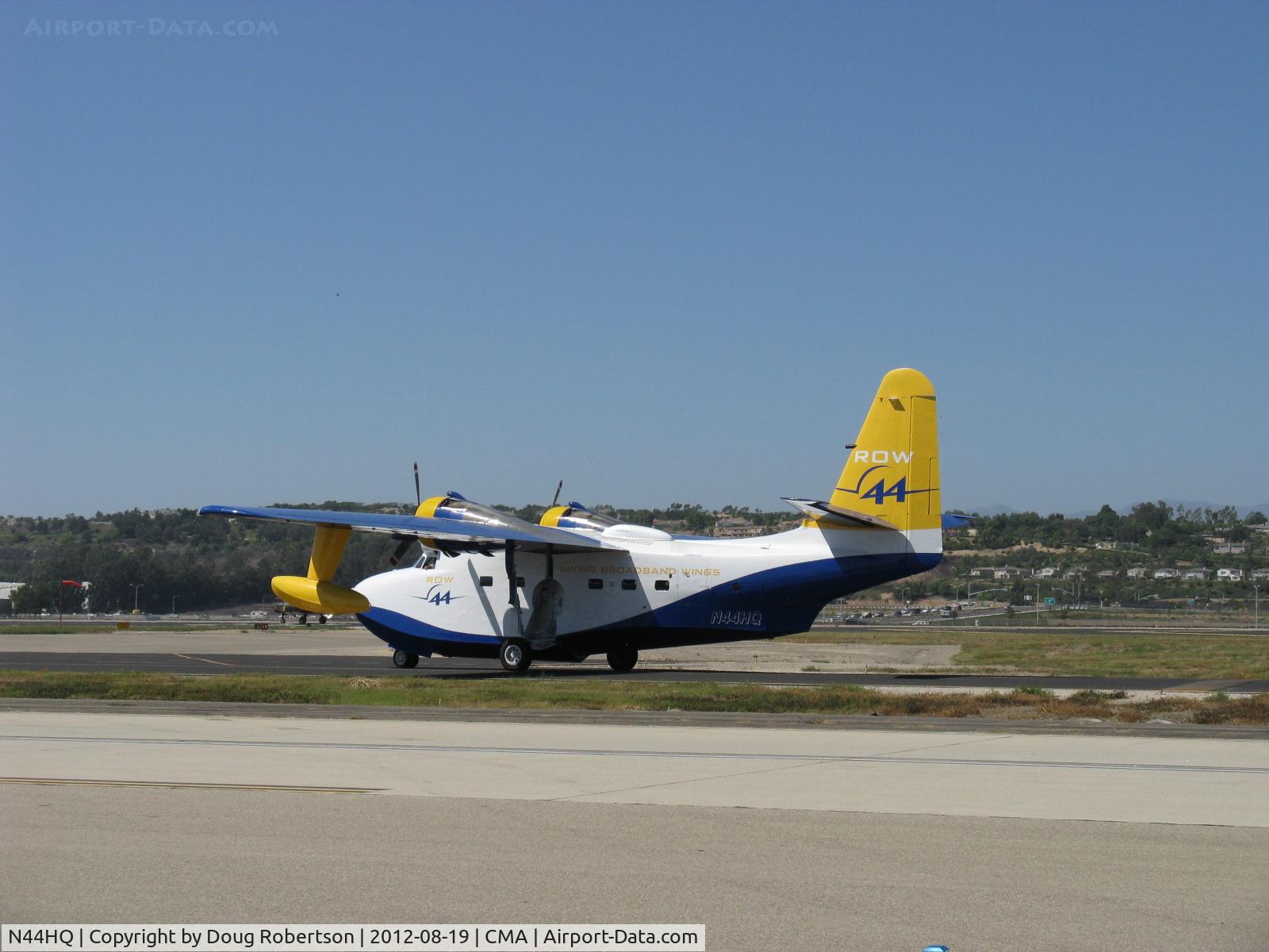 N44HQ, 1950 Grumman HU-16B Albatross C/N G-99, 1950 Grumman HU-16B ALBATROSS 'Row 44', two Wright R-1820-76A 1,425 Hp each, taxi