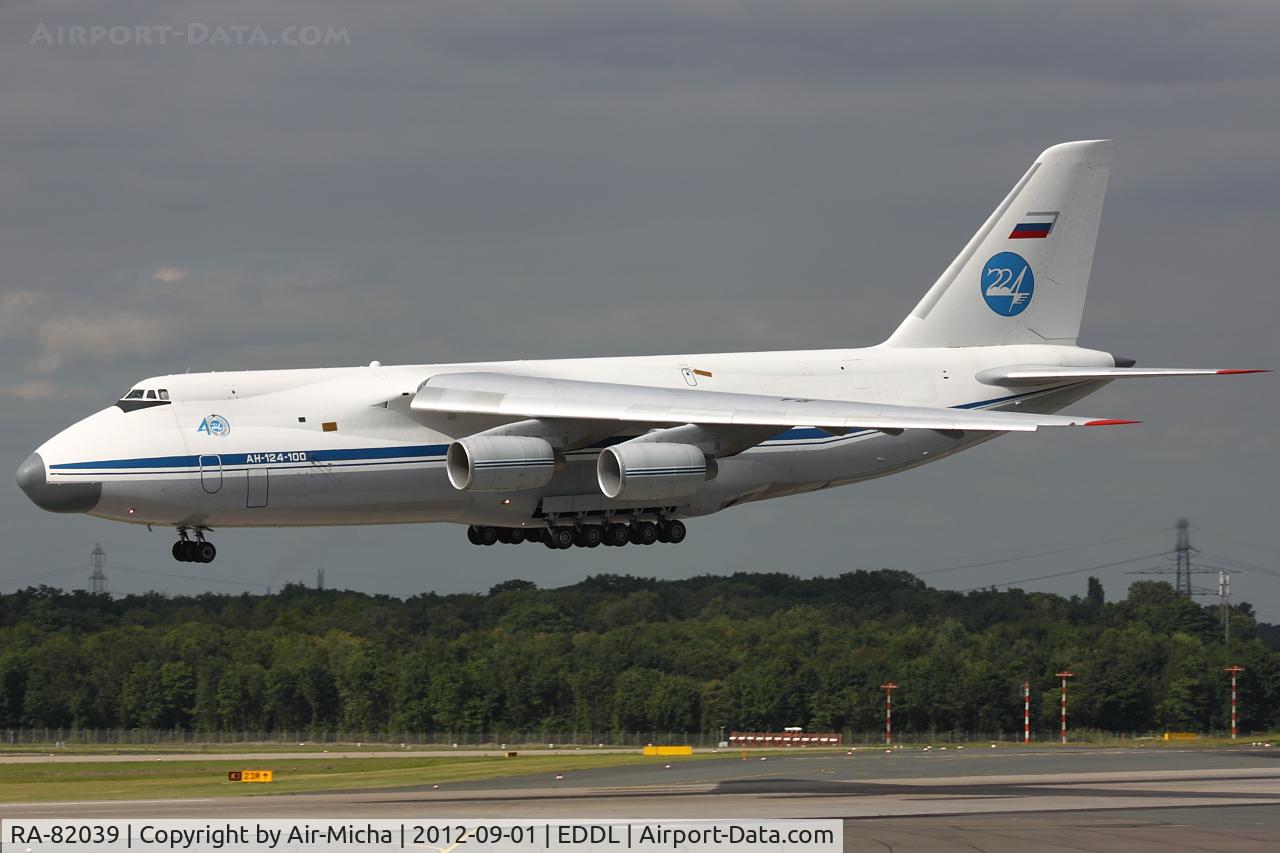 RA-82039, 1990 Antonov An-124-100 Ruslan C/N 9773052055082, Russian Federation Air Force, Antonov AN-124-100, CN: 9773052055082