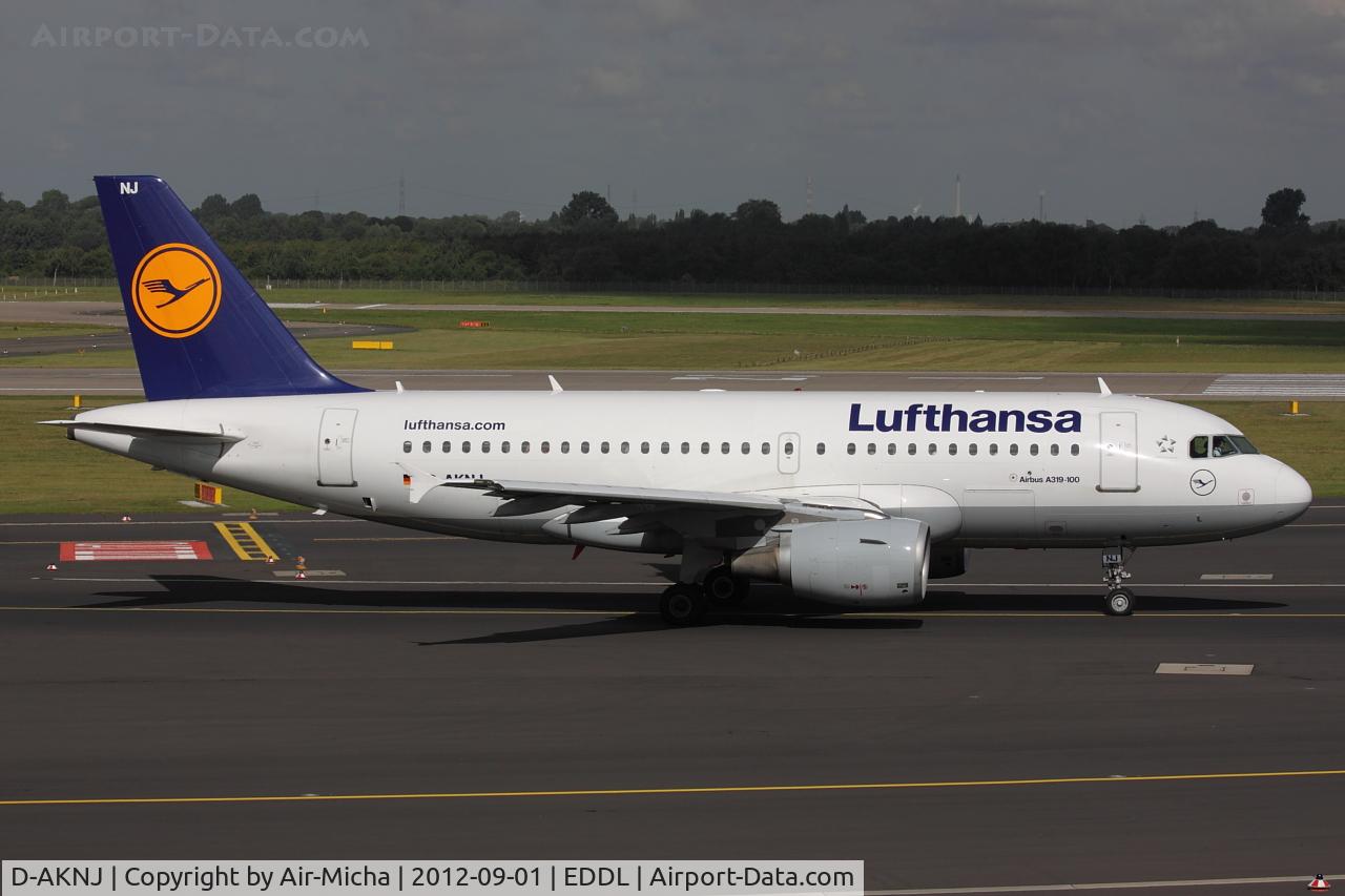 D-AKNJ, 2000 Airbus A319-112 C/N 1172, Lufthansa, Airbus A319-112, CN: 1172