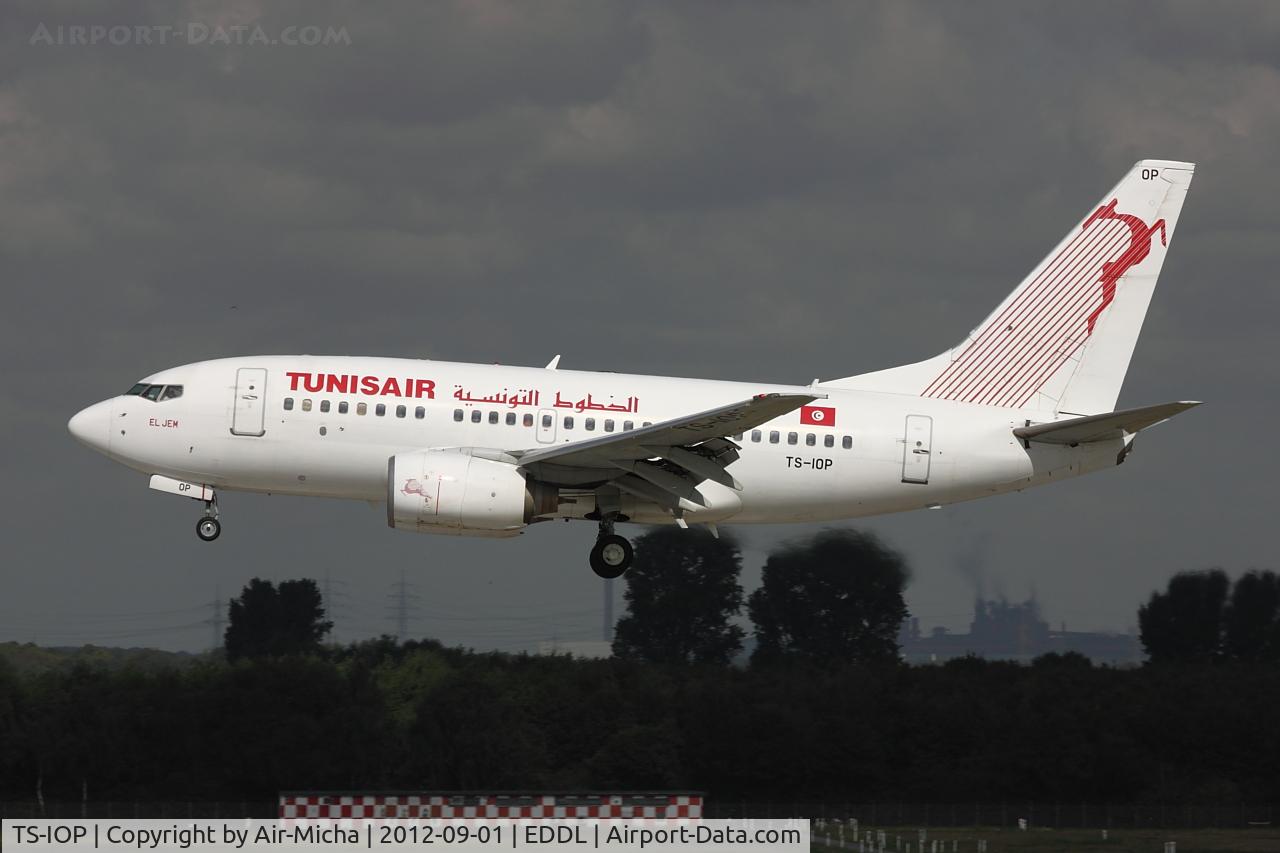 TS-IOP, 2000 Boeing 737-6H3 C/N 29500, Tunisair, Boeing 737-6H3, CN: 29500/0543, Name: El Jem