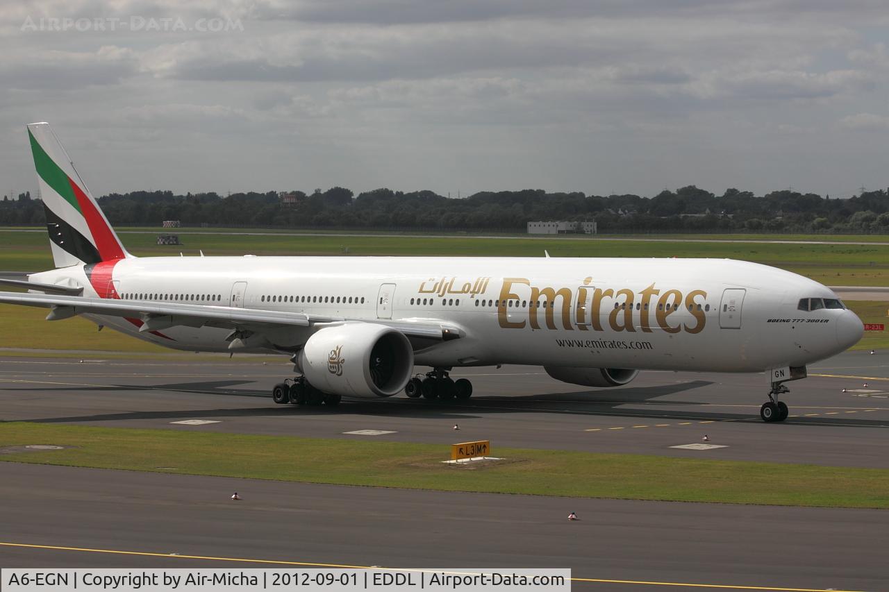 A6-EGN, 2012 Boeing 777-31H/ER C/N 41074, Emirates, Boeing 777-31HER, CN: 41074/0993