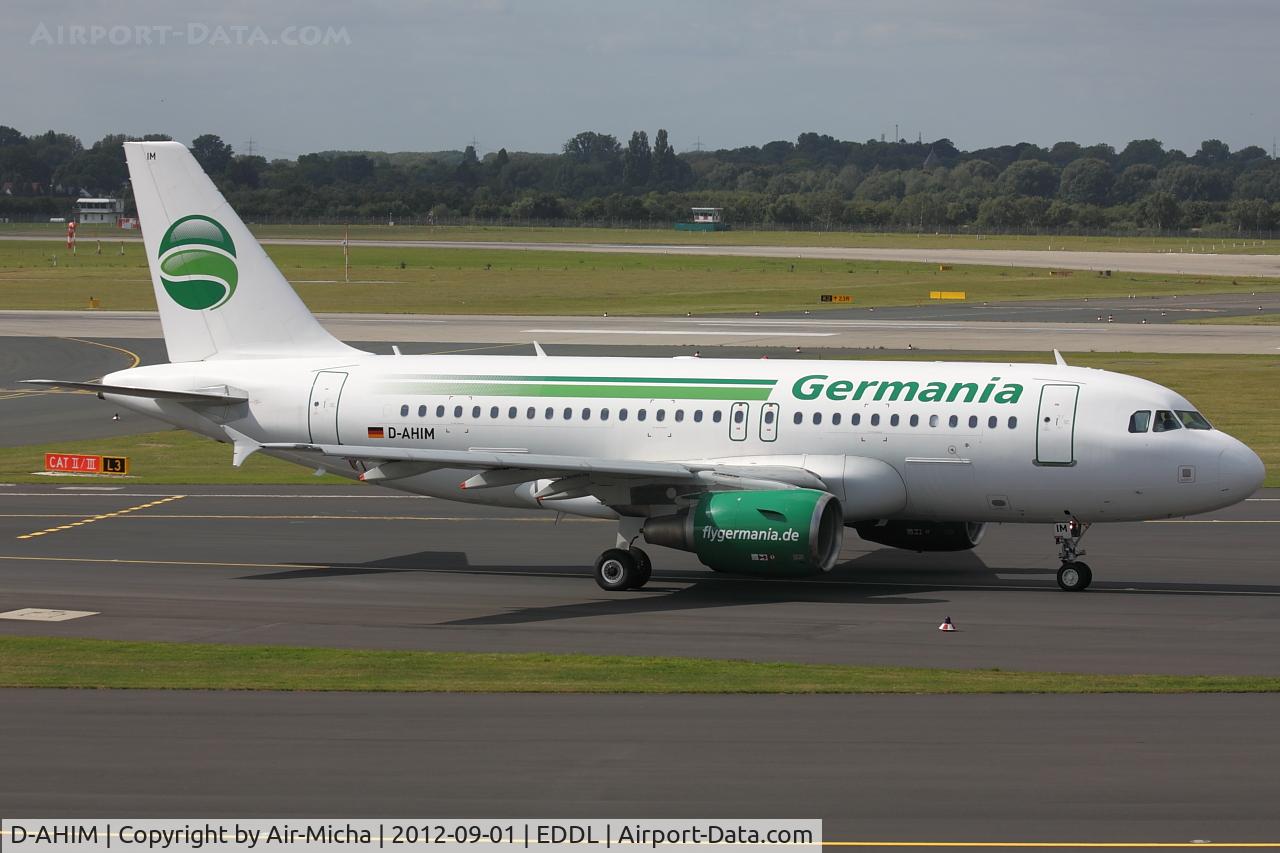 D-AHIM, 2009 Airbus A319-112 C/N 3818, Germania, Airbus A319-112, CN: 3818