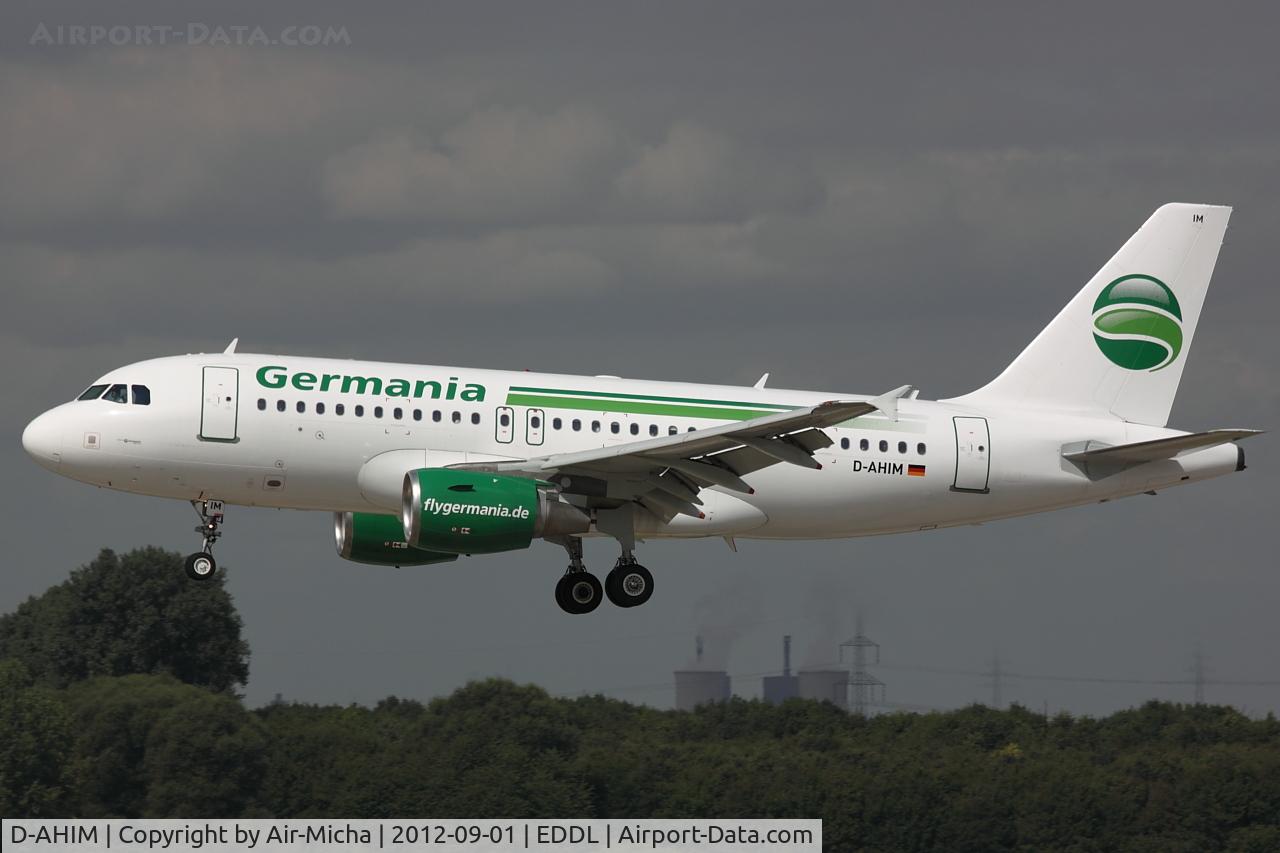 D-AHIM, 2009 Airbus A319-112 C/N 3818, Germania, Airbus A319-112, CN: 3818