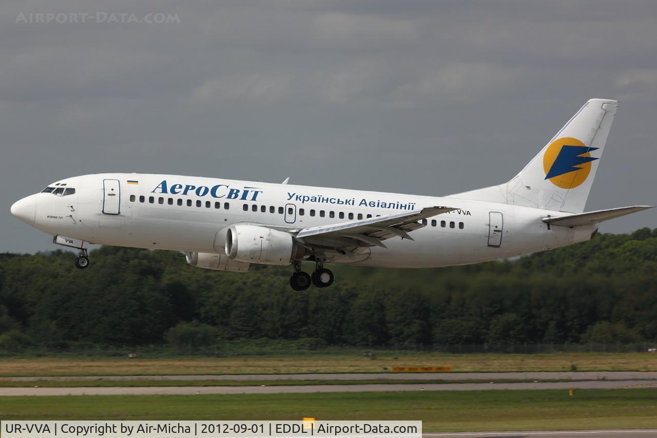 UR-VVA, 1990 Boeing 737-3Q8 C/N 24492, AeroSvit, Boeing 737-3Q8, CN: 24492/1808