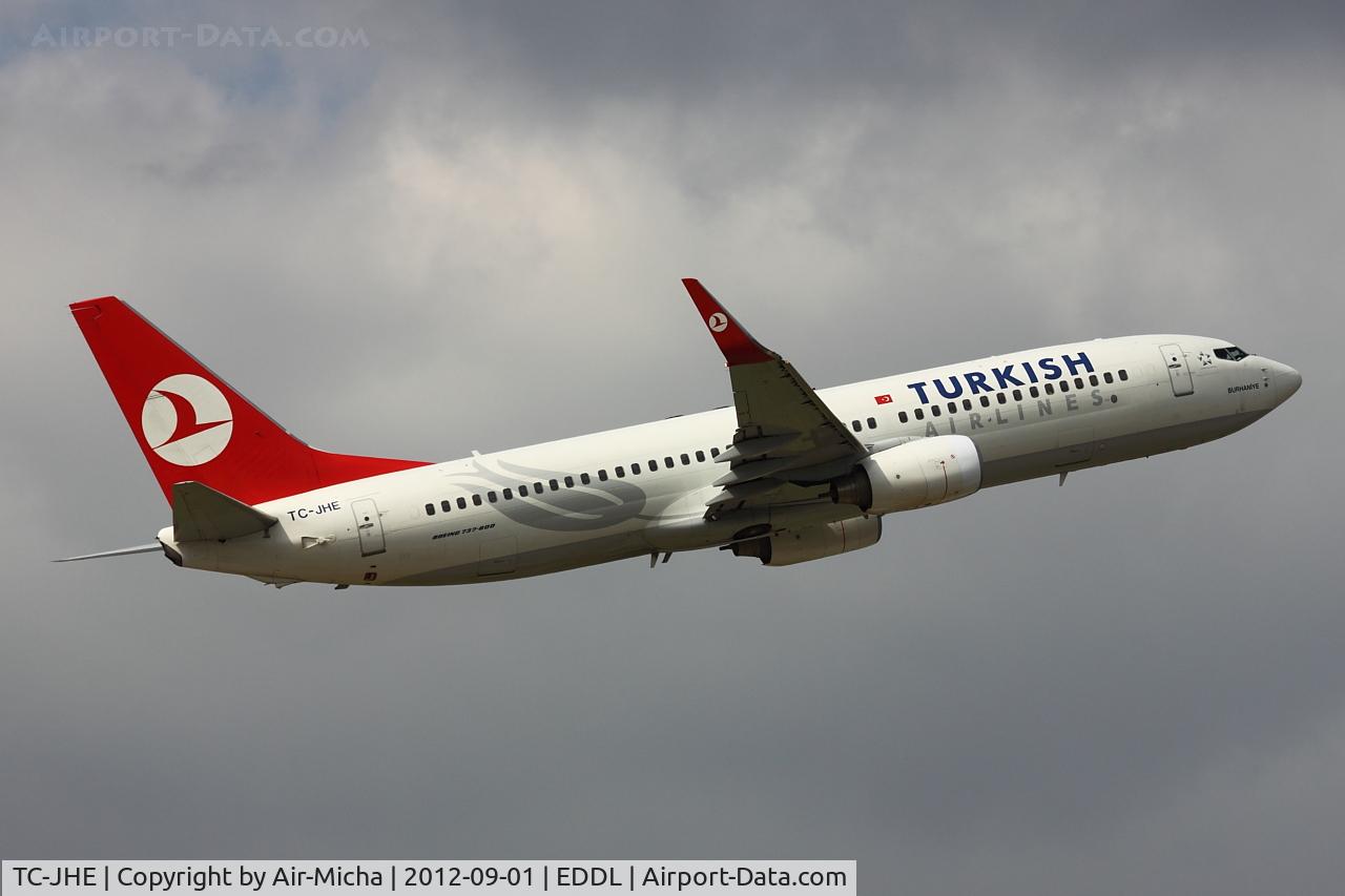 TC-JHE, 2008 Boeing 737-8F2 C/N 35744, Turkish Airlines, Boeing 737-8F2 (WL), CN: 35744/2744, Name: Burhaniye