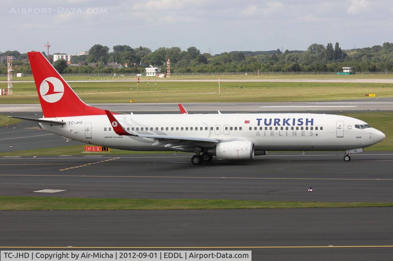 TC-JHD, 2008 Boeing 737-8F2 C/N 35743, Turkish Airlines, Boeing 737-8F2 (WL), CN: 35743/2717, Name: Serik