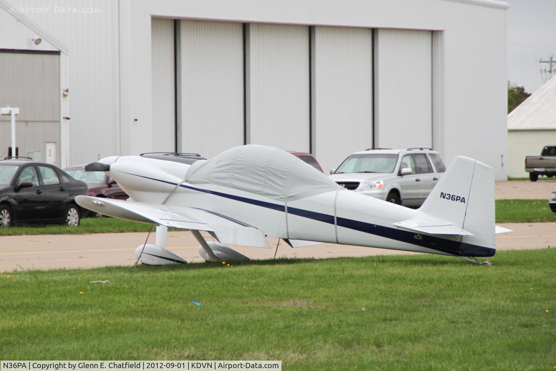 N36PA, 2001 Vans RV-4 C/N 3826, Quad Cities Air Show