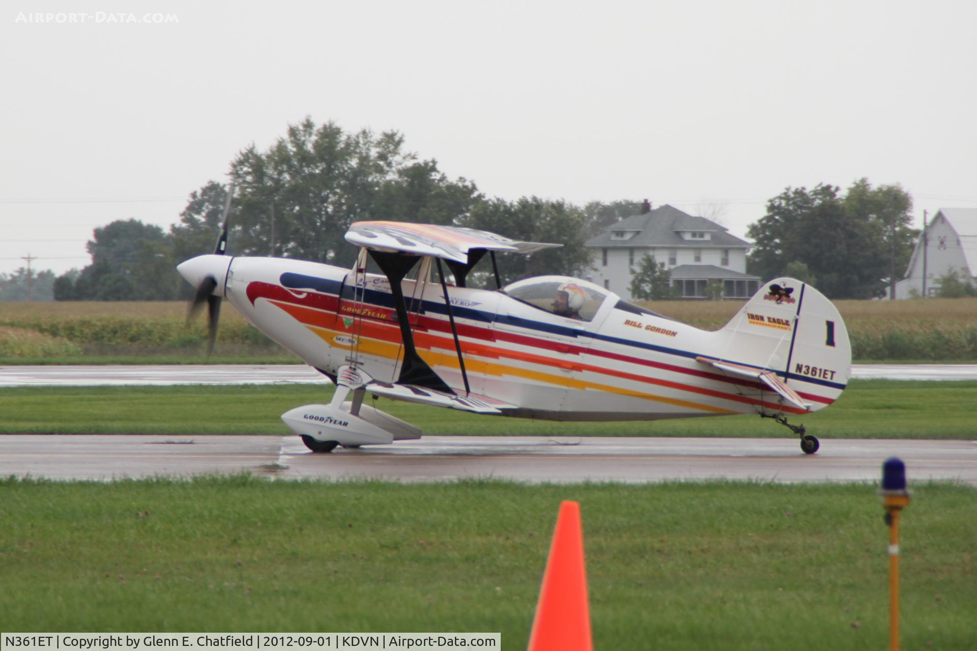 N361ET, 1995 Christen Eagle II C/N 437, Quad Cities Air Show