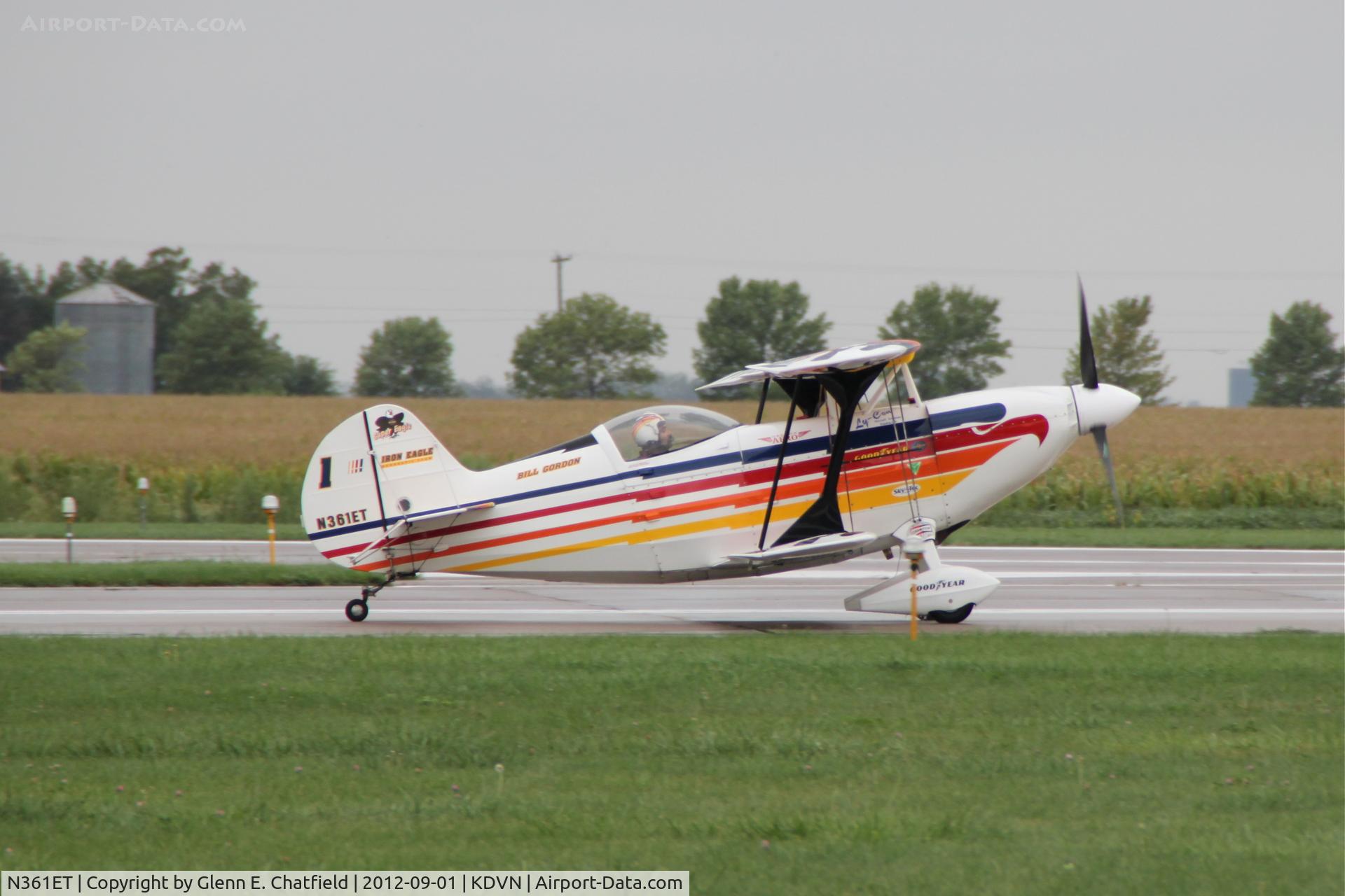 N361ET, 1995 Christen Eagle II C/N 437, Quad Cities Air Show