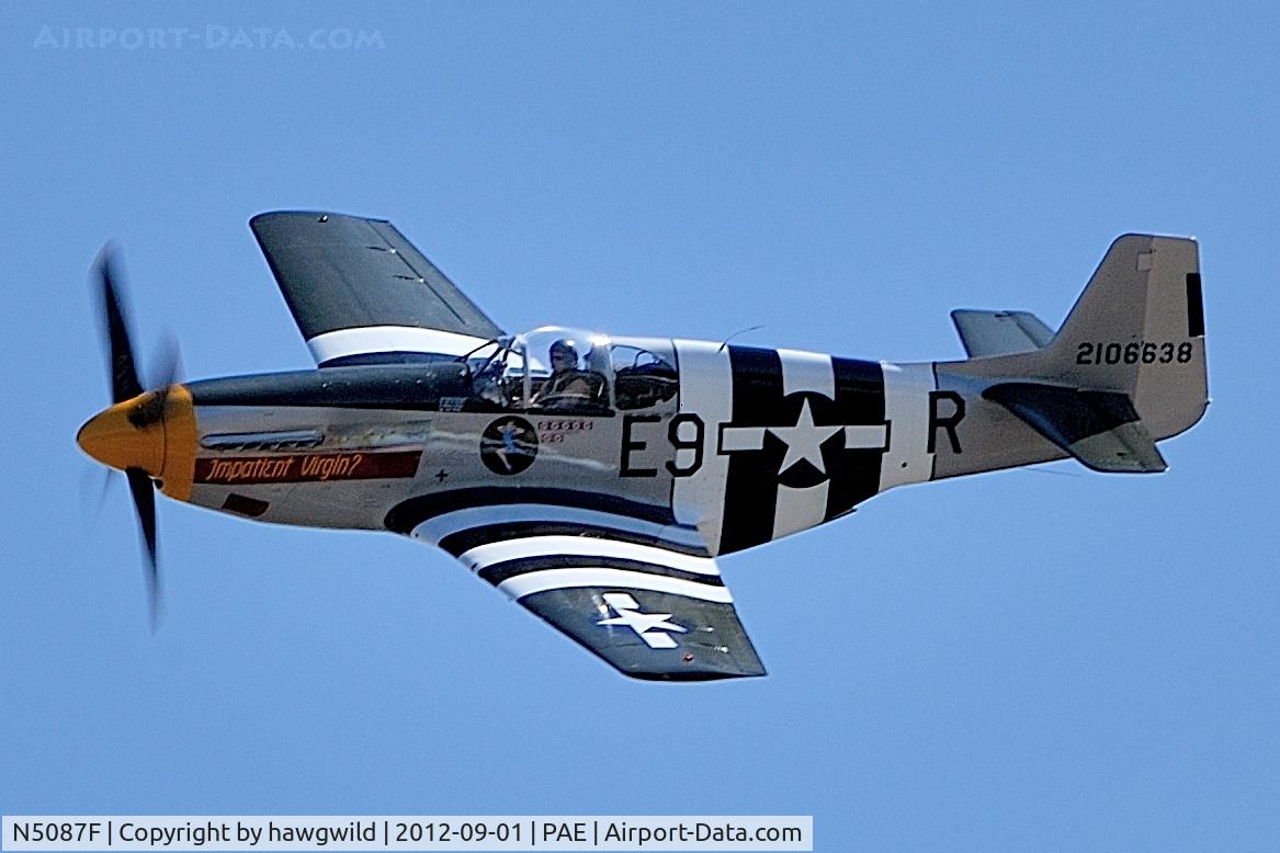 N5087F, 1943 North American P-51B Mustang C/N 104-25440, Impatient Virgin