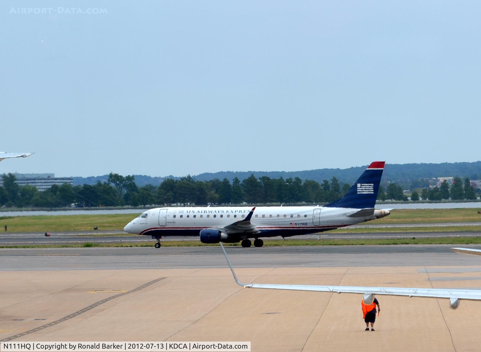 N111HQ, 2007 Embraer 175LR (ERJ-170-200LR) C/N 17000173, Taxi DCA