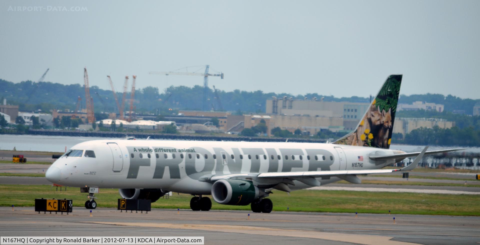 N167HQ, 2008 Embraer 190AR (ERJ-190-100IGW) C/N 19000173, Taxi DCA