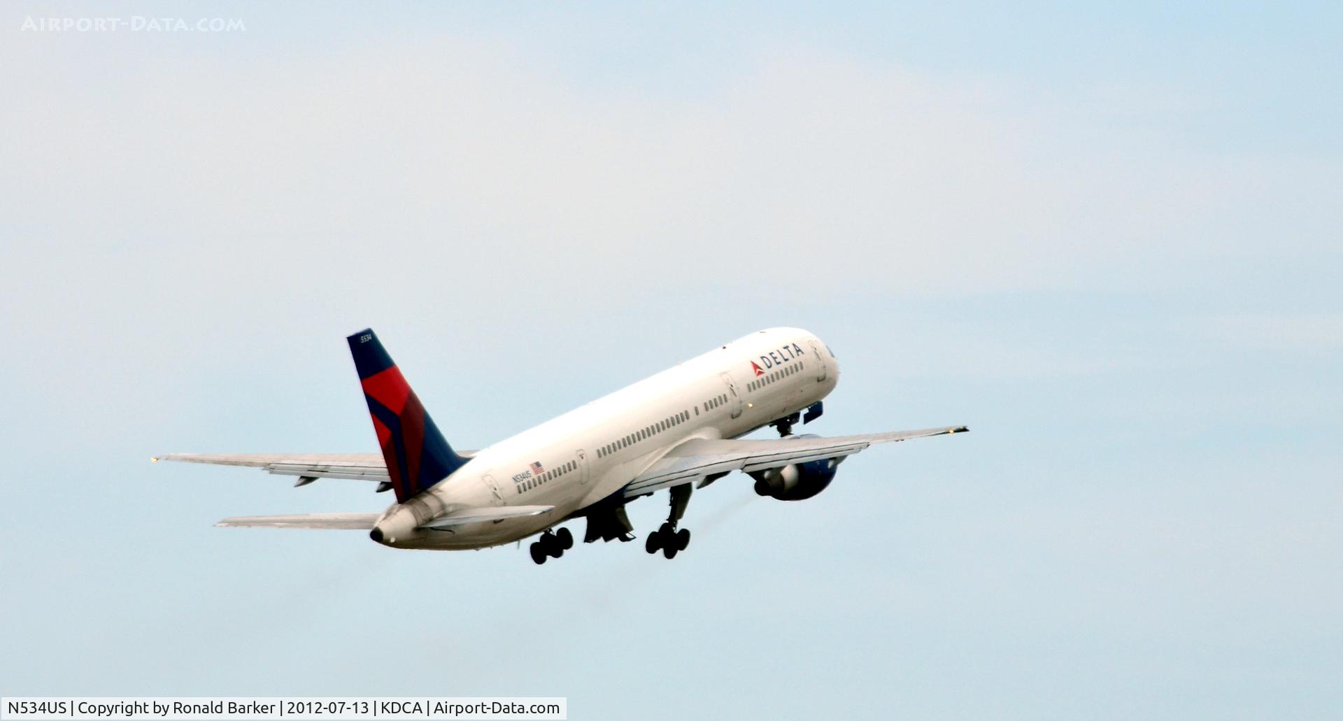 N534US, 1988 Boeing 757-251 C/N 24265, Airborne