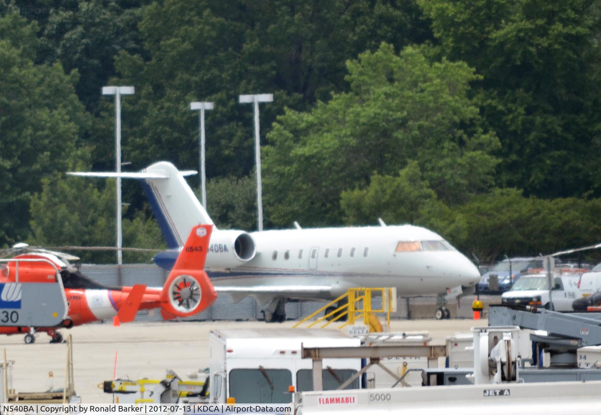 N540BA, 2007 Bombardier Challenger 605 (CL-600-2B16) C/N 5729, DCA, VA