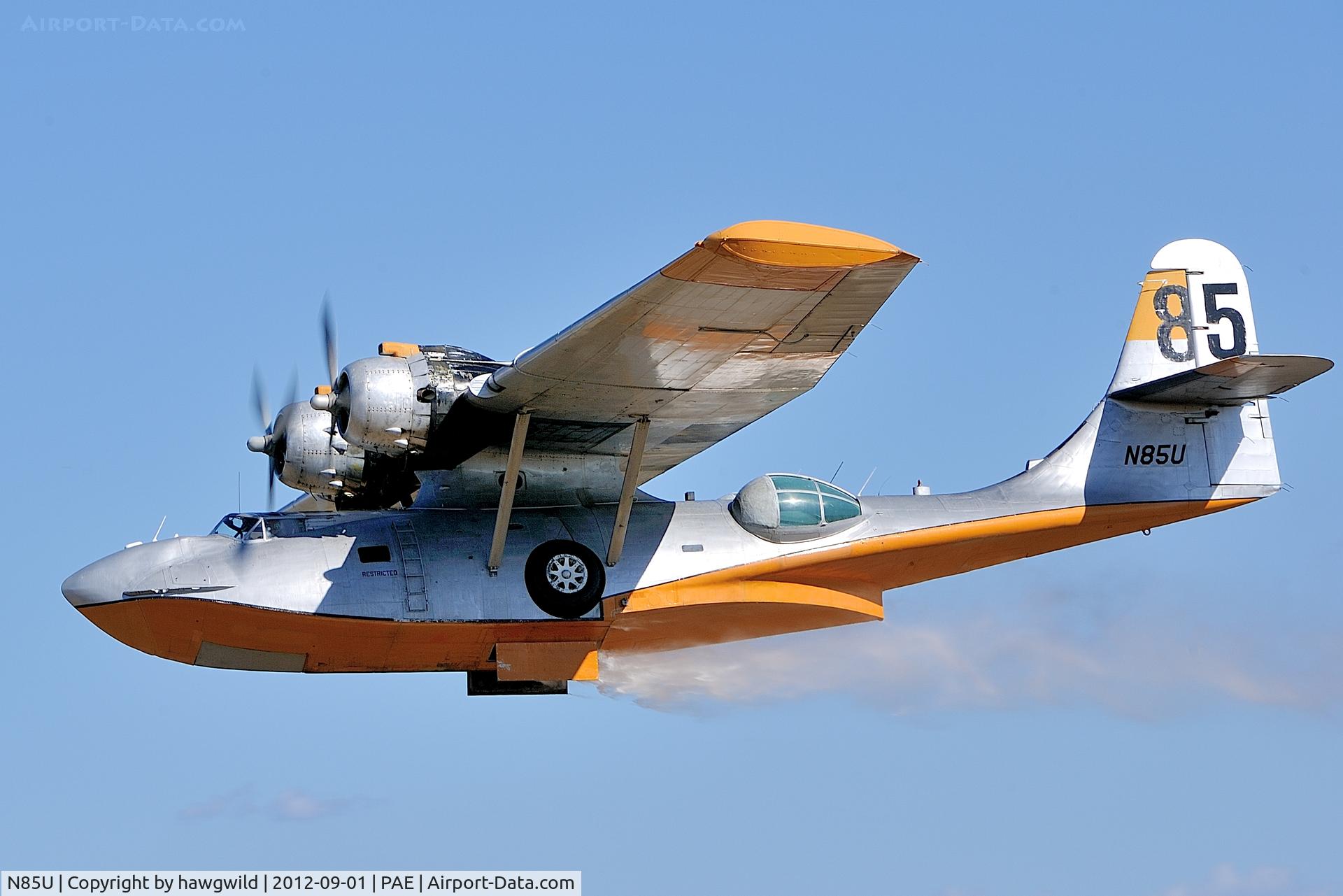 N85U, Consolidated PBY-6A Catalina C/N 64041, Vintage Aircraft Weekend, Historic Flight Foundation