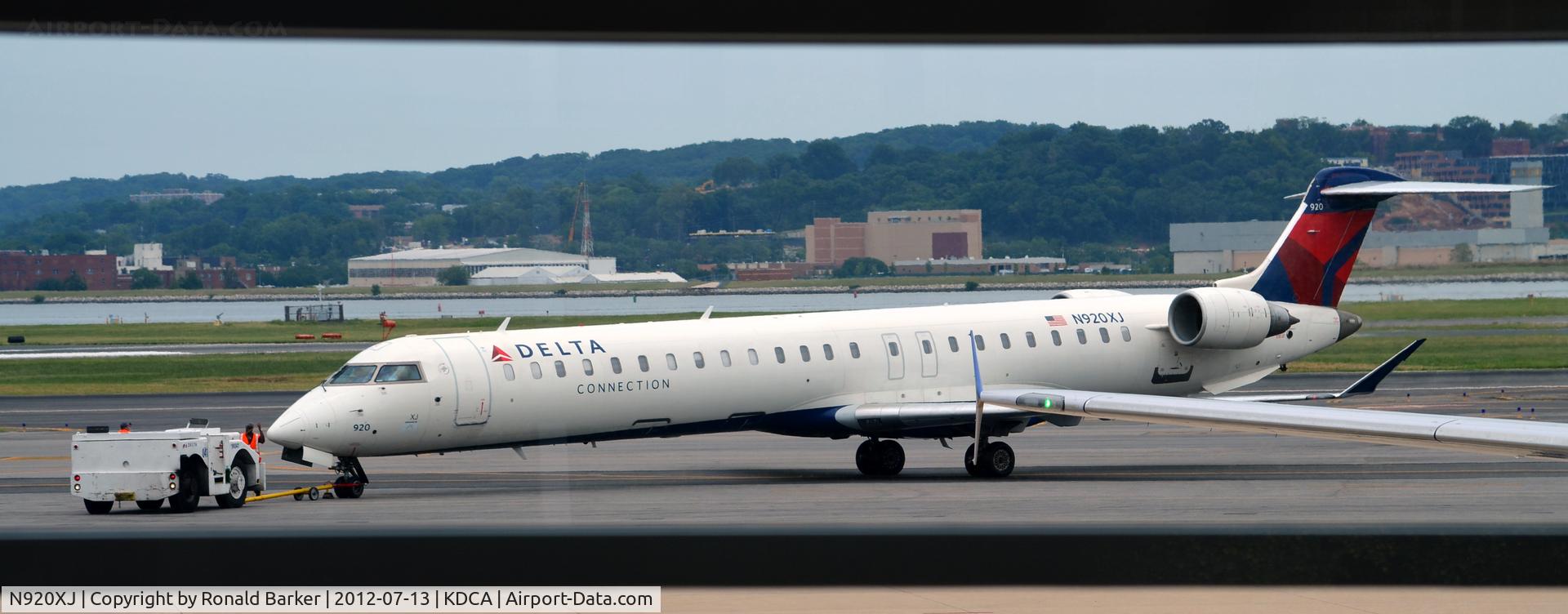 N920XJ, 2008 Bombardier CRJ-900ER (CL-600-2D24) C/N 15167, DCA, VA