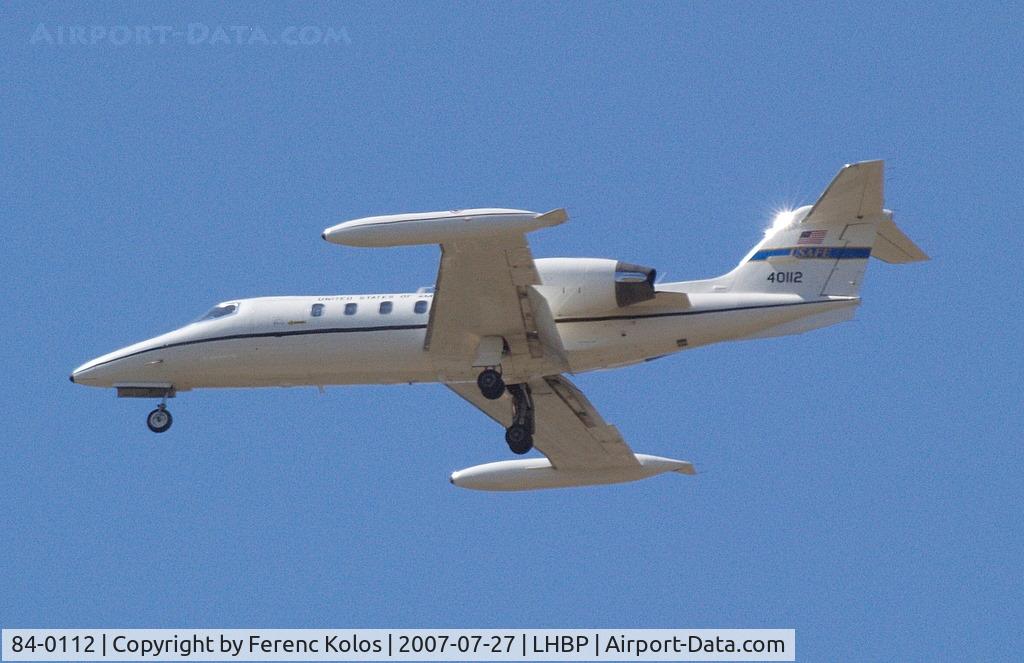 84-0112, 1994 Gates Learjet C-21A C/N 35A-558, Ferihegy