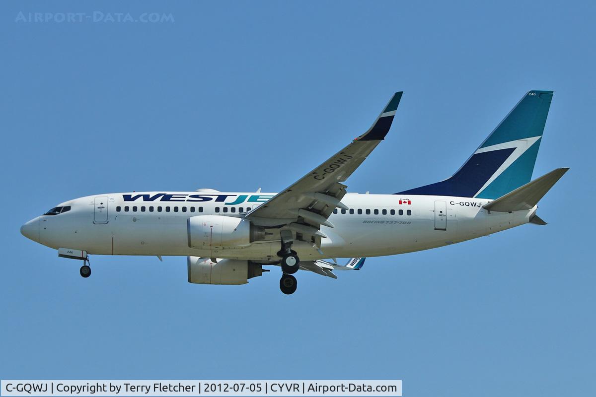C-GQWJ, 2007 Boeing 737-7CT C/N 35505, 2007 Boeing 737-7CT, c/n: 35505