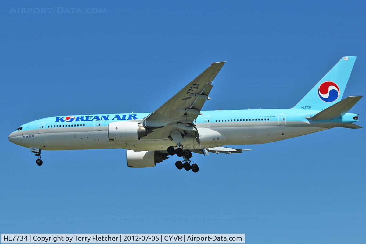 HL7734, 2008 Boeing 777-2B5/ER C/N 34207, Boeing 777-2B5 (ER), c/n: 34207
