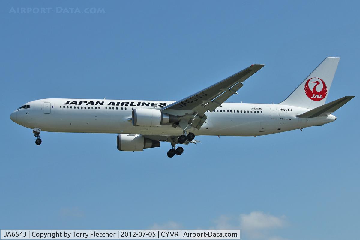 JA654J, 2010 Boeing 767-346/ER C/N 40366, JAL 2010 Boeing 767-346ER, c/n: 40366