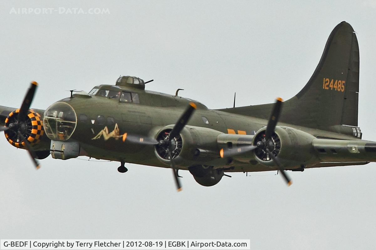 G-BEDF, 1944 Boeing B-17G Flying Fortress C/N 8693, 1944 Boeing B-17G, c/n: 44-85784 at 2012 Sywell Airshow