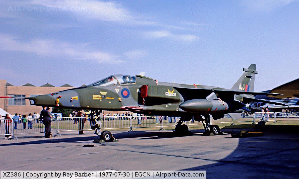XZ386, 1977 Sepecat Jaguar GR.1 C/N S.151, SEPECAT Jaguar GR.1A [S-151] RAF Finningley~G 30/07/1977