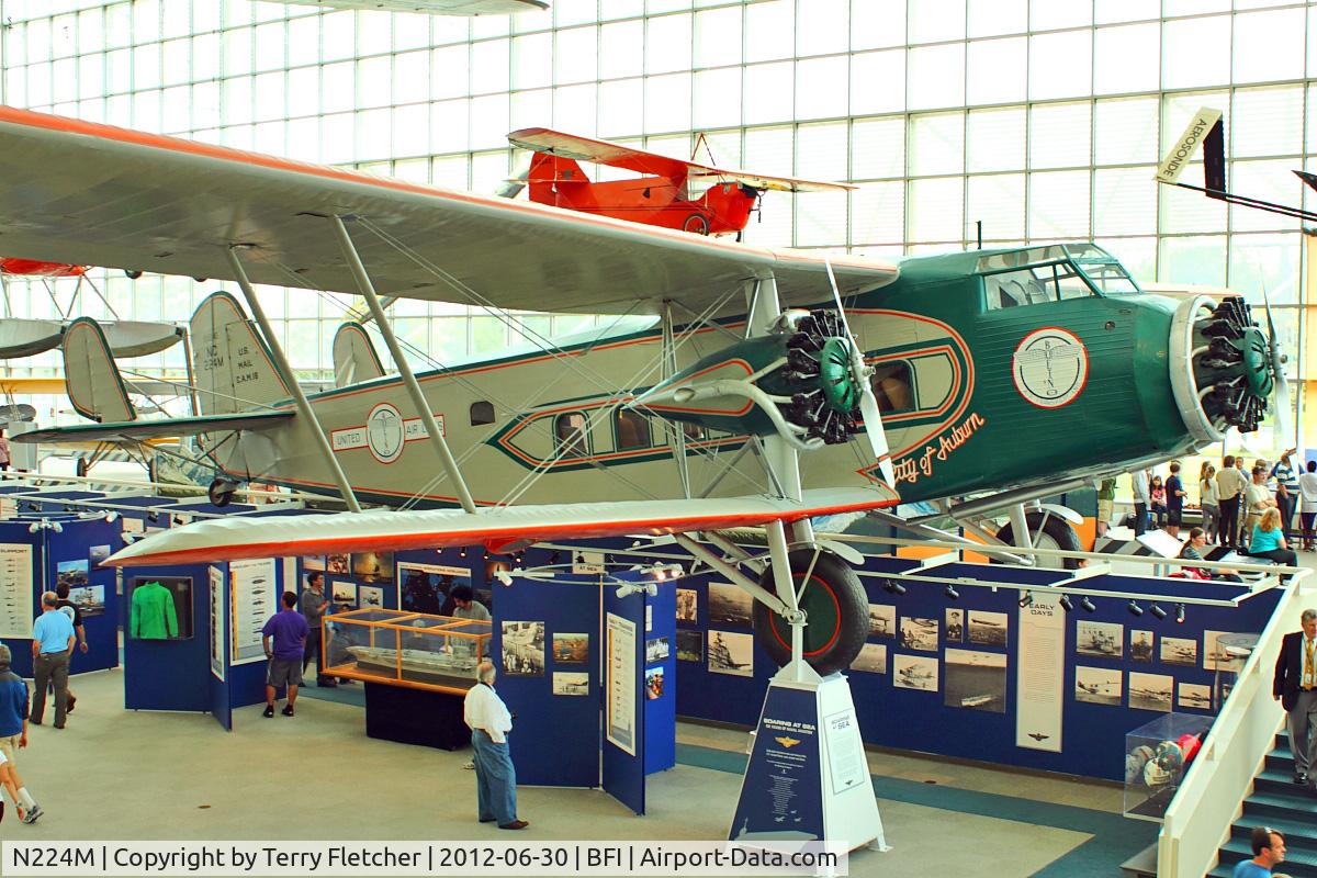 N224M, 1929 Boeing 80A-1 C/N 1082, Boeing 80A-1, c/n: 1082 in Seattle Museum of Flight